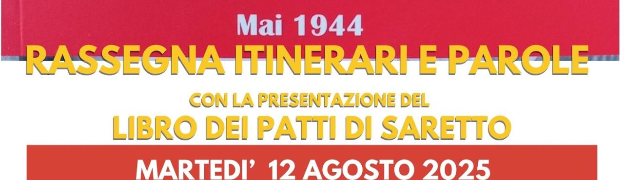 LIBRO DEI PATTI DI SARETTO